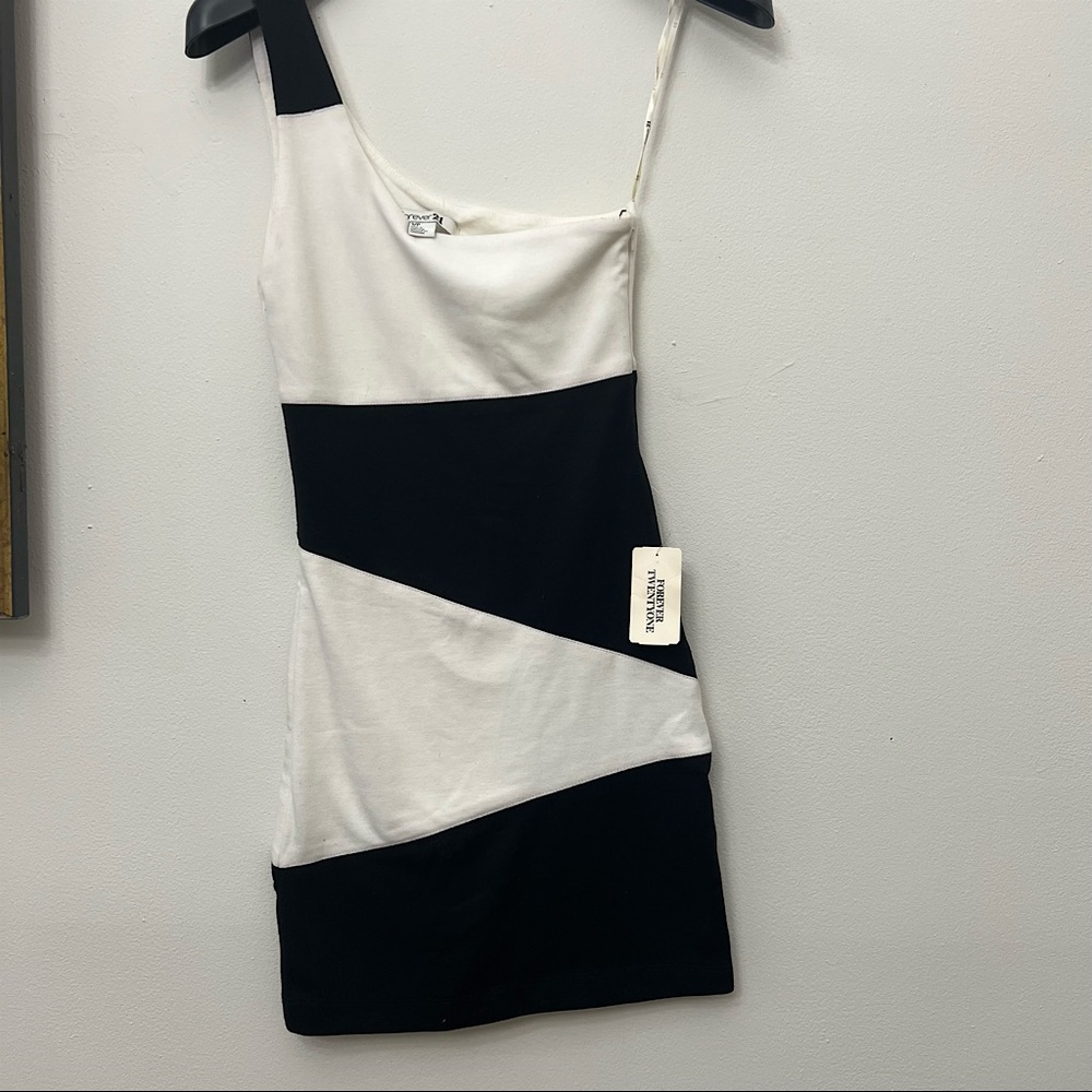 Forever 21 one shoulder mini dress